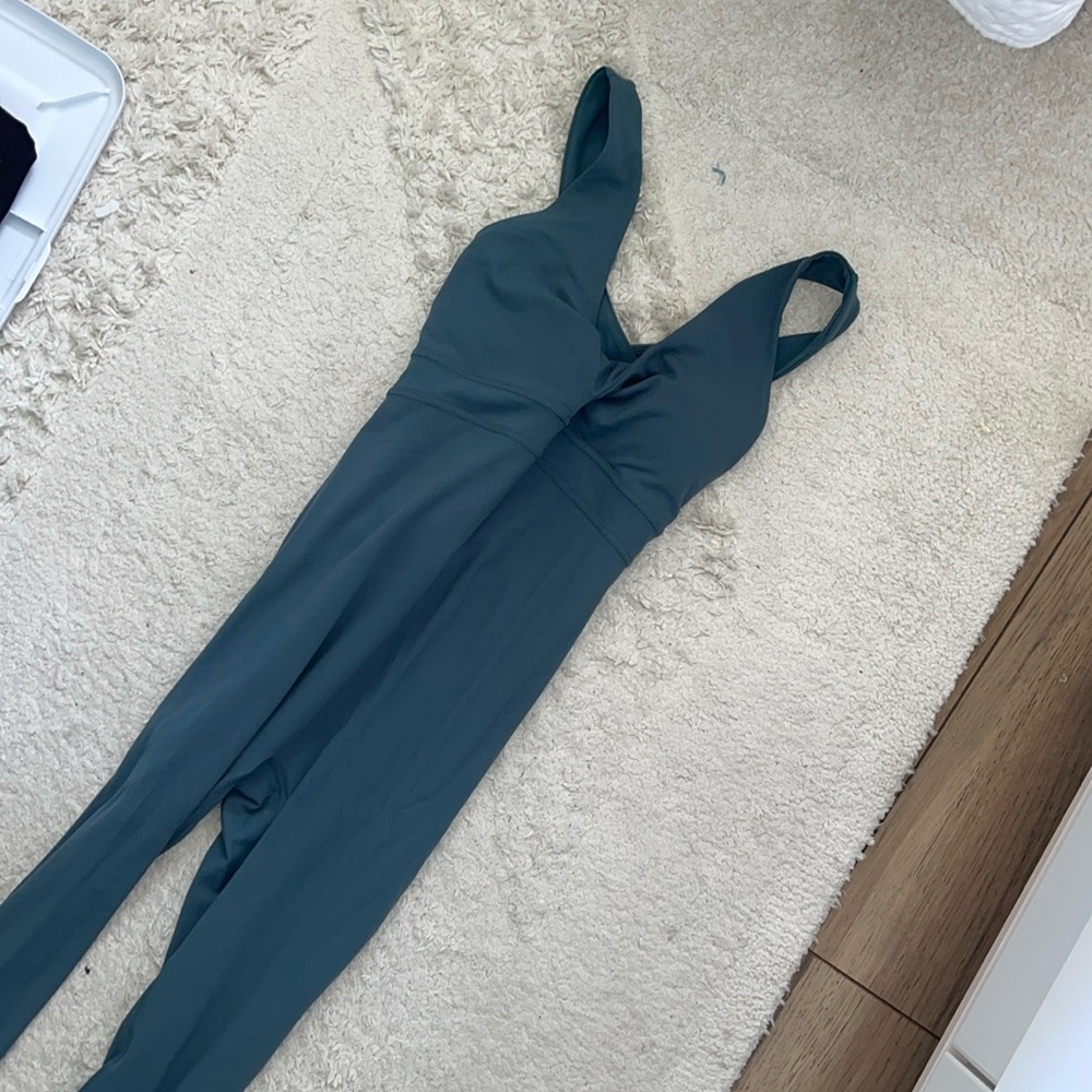 Fabletics twist front pureluxe onesie NWT